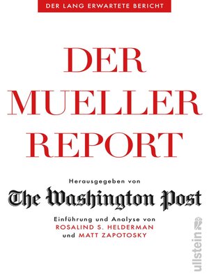 cover image of Der Mueller-Report